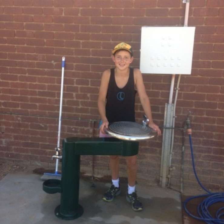 Murchison Tennis Club – Accessible Drinking Fountain Project - The addition of the accessible drinking fountain is a wonderful asset not only to the Murchison Tennis Club, but also to all who utilise the walking track along River Road.  There are many people who regularly use this track and can now rehydrate and fill their drinking bottles, or give their animals a drink while ‘out and about’.  
Local tradesmen have donated materials and labour to assist in the completion of this project. 