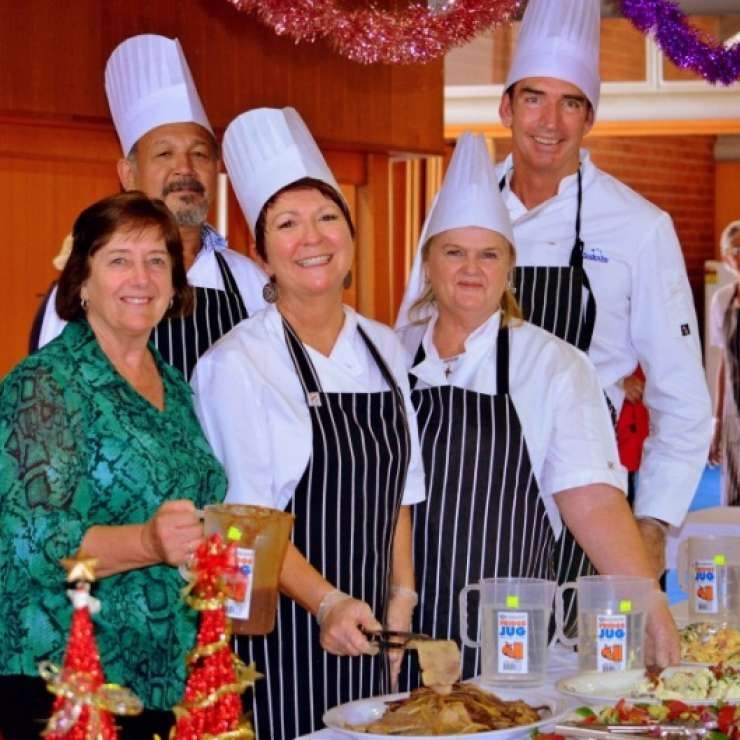 Christmas for Those Alone - Christmas for Those Alone provides a free Christmas lunch for anyone who is alone or unable to have a Christmas meal with family or friends.  The project relies entirely on public support and goodwill.  35 Volunteers join with the small Committee of 12 to provide the lunch for over 300 community members.  