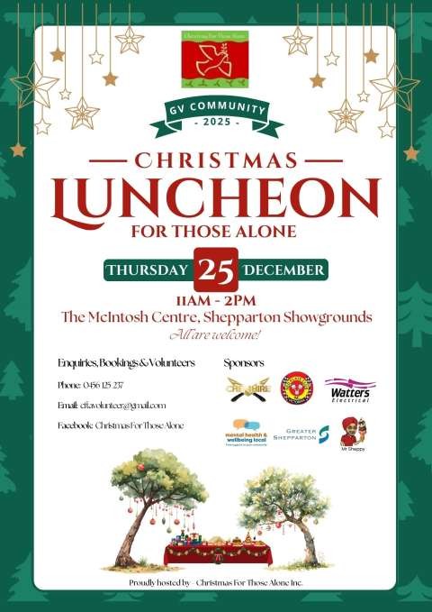 Christmas For Those Alone 2025 Flyer