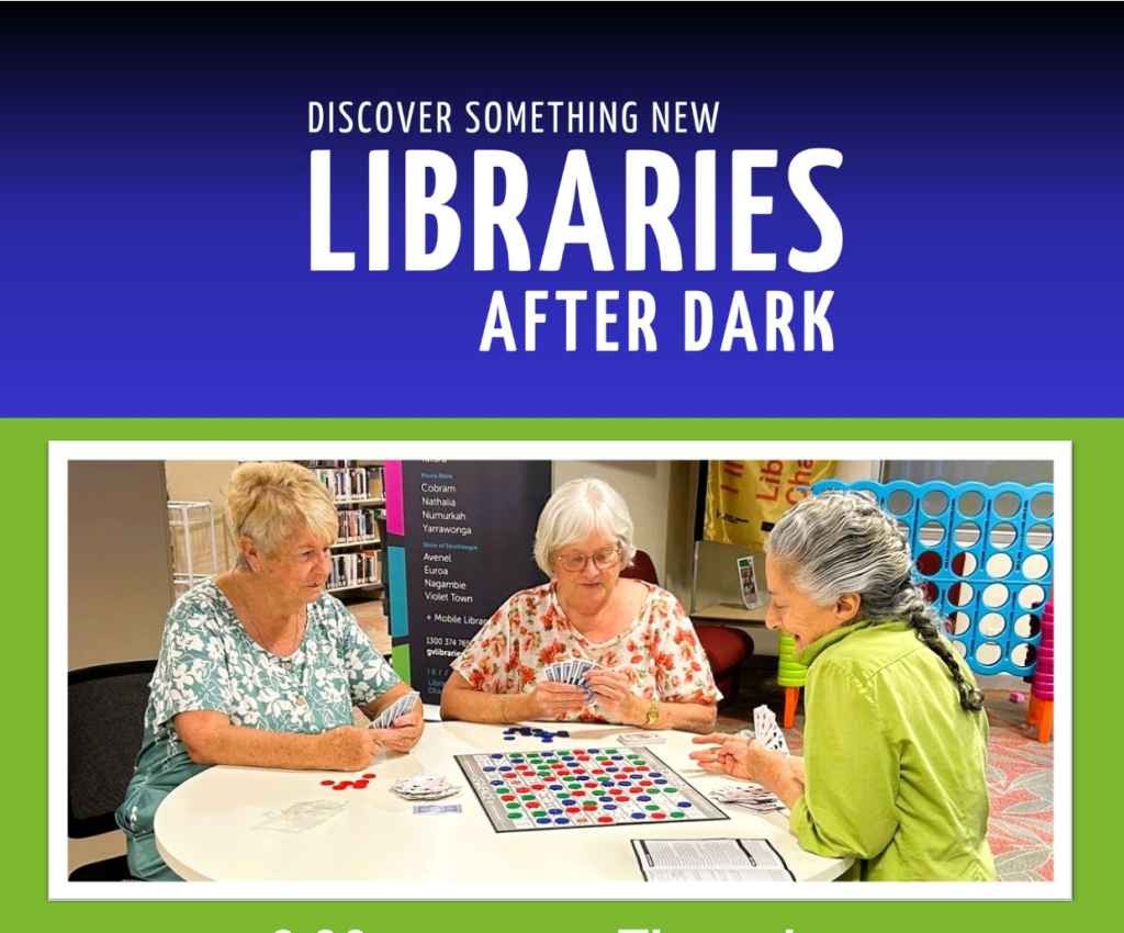 Cover image for event - Libraries After Dark Board Game Fun at Shepparton Library