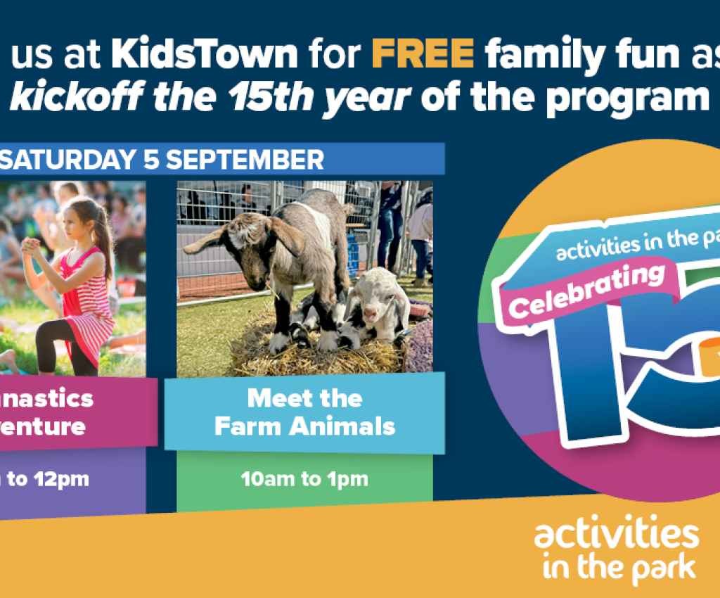 Cover image for event - Activities in the Park: Family Fun at KidsTown