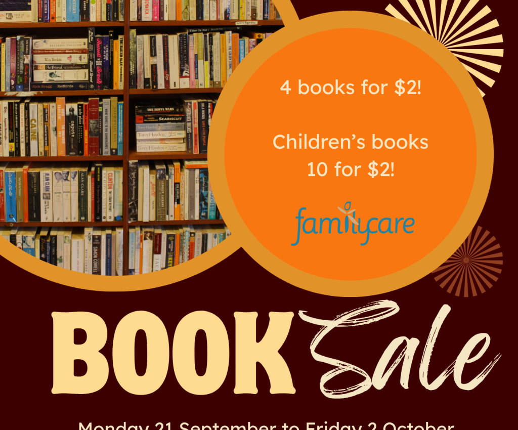 Cover image for event - FamilyCare - The Book Inn Book Sale
