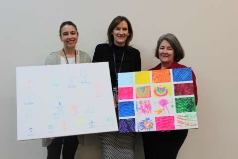 New Aboriginal Paintings at Maternal Child Health Centres - 20170928 - 9839