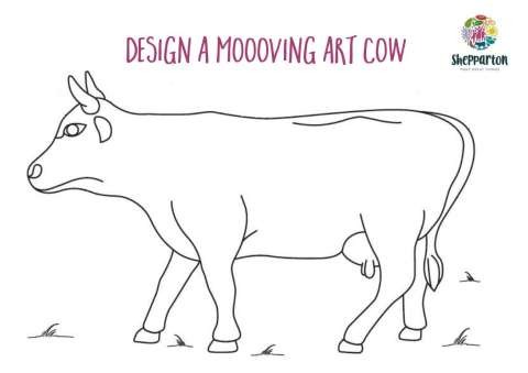 Mooving Art cow