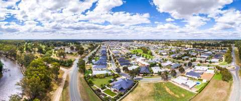 Greater Shepparton Aerial Drone Boulevard Housing Area - 20161124 - 0229-Pano-edited