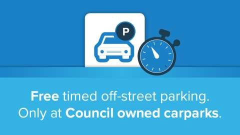Free Timed Off-Street Parking Webtile
