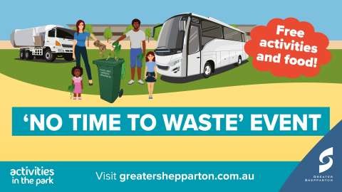 No Time To Waste Facebook Event Tile