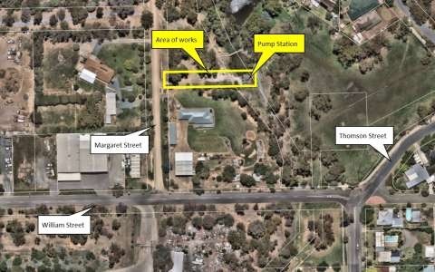 Margaret Street Area of Works