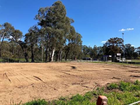 Princess Park - WB Hunter pavilion demolished